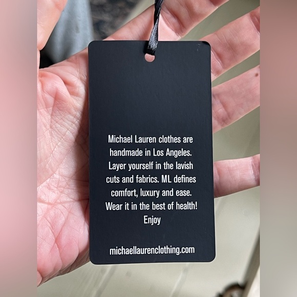 NWT MICHAEL LAUREN on Revolve Roberto Long Sleeve Ruffle Cardigan in Ivory - Picture 9 of 15